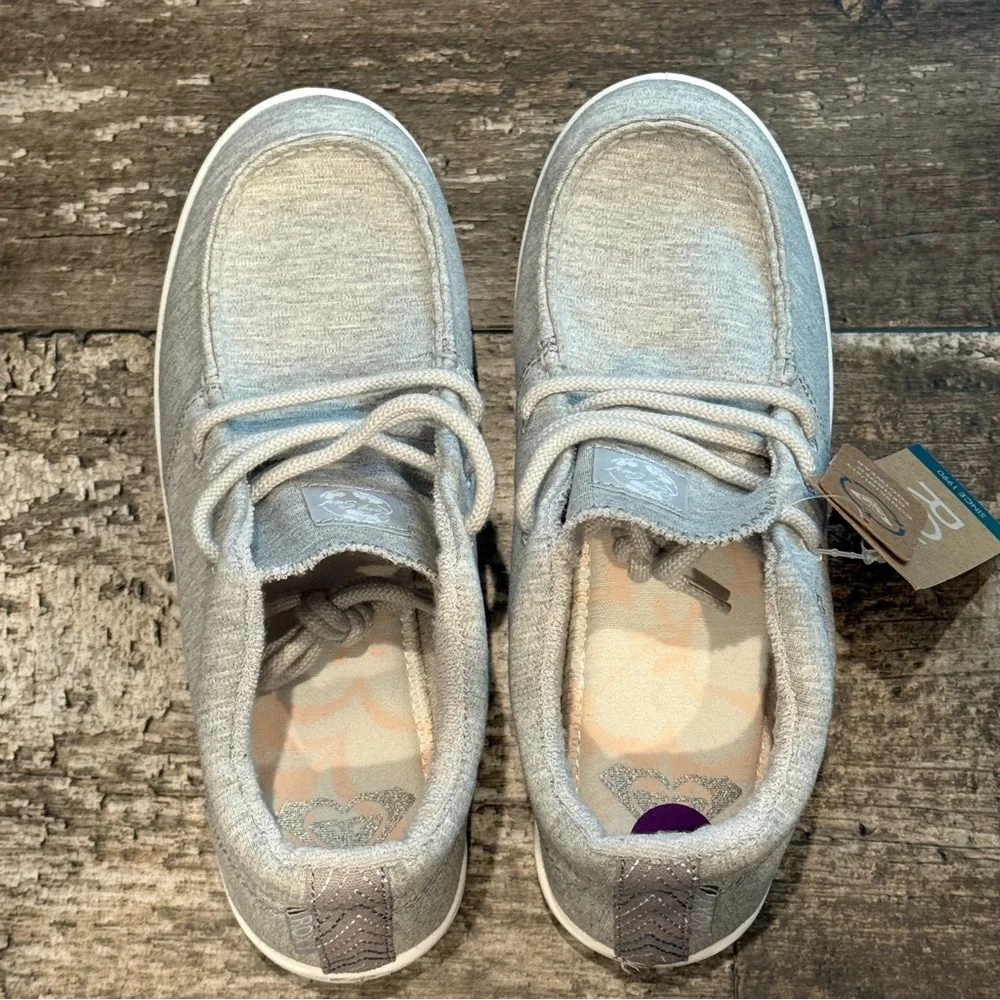 Roxy Women's Minnow Wally Mid Top Slip on Sneaker Shoe Gray Size 6.5 NWT - Picture 6 of 13